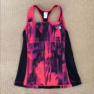The North Face built-in bra workout tank top